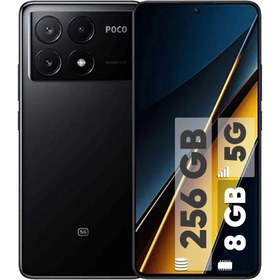 تصویر گوشی موبایل شیائومی مدل Poco X6 Pro 5G دو سیم کارت ظرفیت 256 گیگابایت و رم 8 گیگابایت 