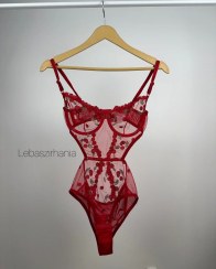 تصویر بادی فانتزی مشکی فنردار برند نوشه پوش 