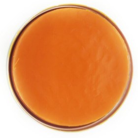 تصویر واکس کفش شکوفه نارنجی وعسلی 