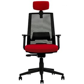 تصویر صندلی اداری نیلپر مدل OCM 850 پایه پلاستیک Nilper office chair model OCM 850, plastic base