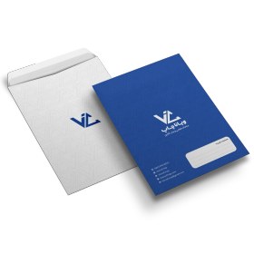 تصویر پاکت کیسه ای رنگی تحریر 80 گرم 