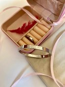 تصویر دستبند کاتیر مدل لاو فری با جنس استیل 