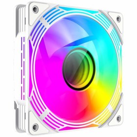 تصویر فن کیس گیم مکس GAMEMAX FN12A C8I White 