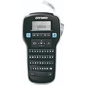 تصویر دستگاه لیبل پرینتر DYMO - دارای Wi-Fi و صفحه کلید هوشمند سازماندهی، مدیریت پوشه ها و محصولات DYMO Label Maker LabelManager 160 Portable Label Maker, Easy-to-Use, One-Touch Smart Keys, QWERTY Keyboard, Large Display, for Home & Office Organization, Black