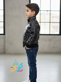 تصویر کاپشن چرم زمستانی سایز 2 تا 10 سال - Xl 