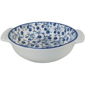 تصویر ظرف سرو دنی هوم مدل خورشت خوری طرح گل کد 534 