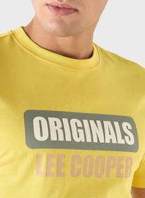 تصویر تی‌شرت آستین کوتاه با طرح لوگوی لی کوپر برند lee cooper Lee Cooper Logo Print T-shirt with Short Sleeves