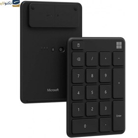 تصویر کیبورد بلوتوثی اعداد مایکروسافت مدل Number Pad Microsoft Bluetooth Number Pad