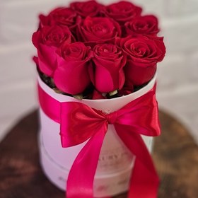 تصویر باکس گل رز هلندی کد 098 Rose Box Code 098