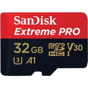 تصویر کارت حافظه microSD سن دیسک 32 گیگ مدل Extreme PRO 