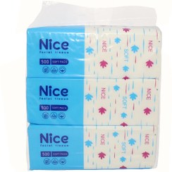 تصویر دستمال کاغذی نرم نایس 1500 برگ پک نایلونی 3 عددی 