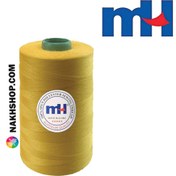 تصویر نخ پلی استر 40/2 MH زرد-کد 435 