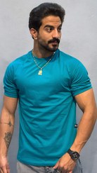 تصویر تیشرت نخ ۲۸ استین کش رنگی 