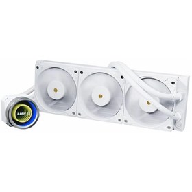 تصویر فن خنک کننده CPU لیان لی LIAN LI Galahad II Trinity Performance 360 White LIAN LI Galahad II Trinity Performance 360 White CPU Liquid Cooler