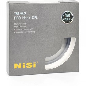 تصویر فیلتر NISI مدل SWIFT PRO NANO C-PL 72MM 