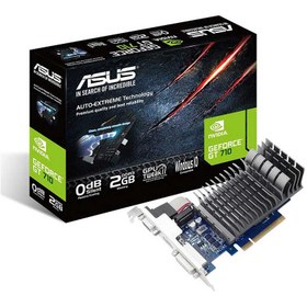 تصویر گرافیک Asus GeForce GT710 SL 2GD3 BRK-EVO ظرفیت 2 گیگ 