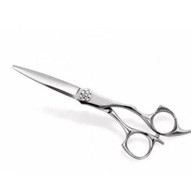 تصویر قیچی آرایشگری ریزرلاین کات و کوتاهی 5.5 اینچ حرفه ای استیل ژاپنی Razorline AK15 hair scissors 