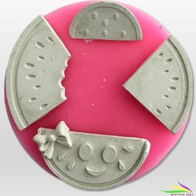 تصویر قالب سیلیکونی قاچ هندوانه 4 عددی 