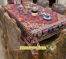 تصویر رومیزی مخمل چاپی کد20031 رومیزی کد 20031