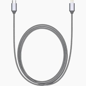 تصویر کابل 1.2 متری تایپ سی به لایتنینگ کیو سی وای مدل DC03 QCY DC03 Type-C To Lightning Cable 1.2m