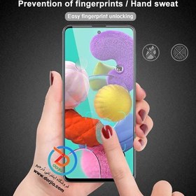 تصویر محافظ صفحه نمایش (گلس) تمام صفحه سامسونگ A51 ا Samsung A51 Full Glass screensaver Black Samsung A51 Full Glass screensaver Black
