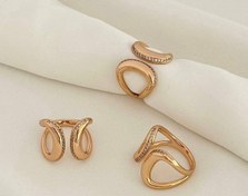 تصویر انگشتر زنانه مدل ظریف شیک 