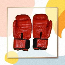 تصویر دستکش بوکس و کیک بوکسینگ چرم گرین هیل مدل 2024 - ۱۲ Green Hill leather boxing and kickboxing gloves, model 2024