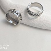 تصویر حلقه استیل کارتیر کیفیت عالی رنگ ثابت کد 2015861 