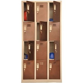 تصویر کمد فلزی ۱۲ درب 