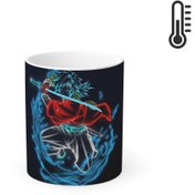 تصویر ماگ حرارتی نورو استور طرح انیمه شیطان کش هاشیرا آب – Giyu Tomioka – Kimetsu no Yaiba – Demon Slayer کد NM0631 