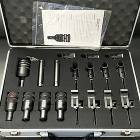 تصویر ست میکروفون درام و ساز - های کپی، بسیار با کیفیت 