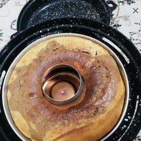 تصویر کباب پز رو گازی سه کاره صبا لعابی مینی فر( کباب پز کیک پز ماهیتابه) تنورک بدون دود اپارتمانی بزرگ 