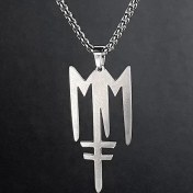 تصویر گردنبند مرلین منسون marilyn manson کد sp466 