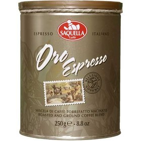 تصویر قوطی قهوه ساکوئلا مدل Oro Espresso 