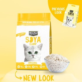 تصویر خاک گربه سویا Kit Cat 