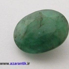 تصویر نگین زمرد معدنی کد 1021 