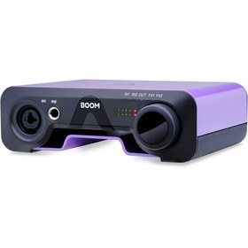 تصویر کارت صدا Apogee BOOM Apogee Electronics BOOM 2x2 Desktop USB Type-C Audio Interface with Built-In Hardware DSP FX