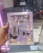 تصویر پک لوازم تحریر کرومی 