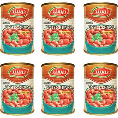 تصویر کنسرو لوبیا چیتی خرسند ۳۷۰ گرم 