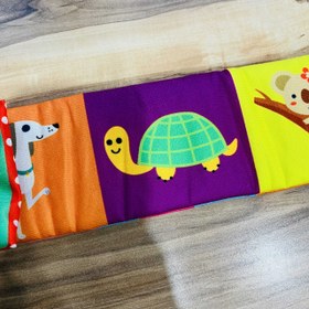 تصویر رولت کتاب پارچه‌ای حیوانات من 