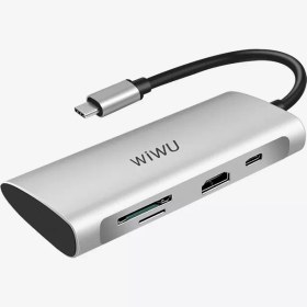 تصویر هاب 7در1 ویوو مدل WiWU Alpha 7-in-1 Multiport USB C Hub 731HP 