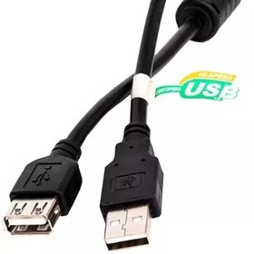 تصویر کابل افزایش طول USB سری 3 متری برند معتبر Hp 