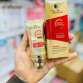 تصویر ضد آفتاب رنگی کویین SPF60 اکستریم Queen C.E.SPF90