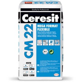 تصویر چسب کاشی پودری سرزیت مدل cm22 وزن 20 کیلوگرم Ceresit porselain adhesive mortar-pool & slab cm22, weight 20 kg