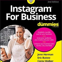 تصویر کتاب آموزش درامدزایی از اینستاگرام Instagram For Business For Dummies 