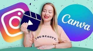 تصویر ساخت ریلز اینستاگرام با هوش مصنوعی Canva 