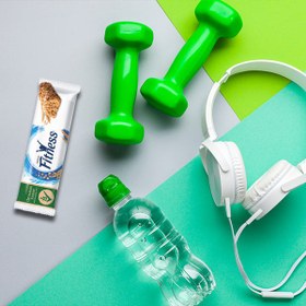 تصویر شکلات بار رژیمی فیتنس با طعم غلات نستله Nestle Fitness 