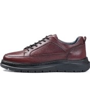 تصویر کفش اسپرت چرم مردانه مدل UX سایز ۴۰ تا ۴۴ رنگ مشکی 