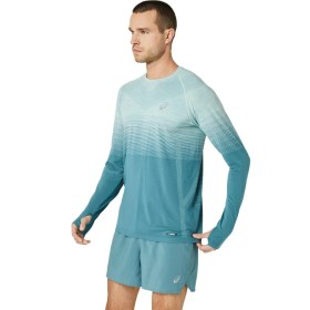 تصویر تی شرت تنیس مردانه اسیکس Asics SEAMLESS LS TOP- آبی 