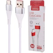 تصویر کابل فست شارژ Type-C شوش SHOOSH SH406C 5A 110CM SHOOSH SH406C CHARGE CABLE Type-C 5A 110CM